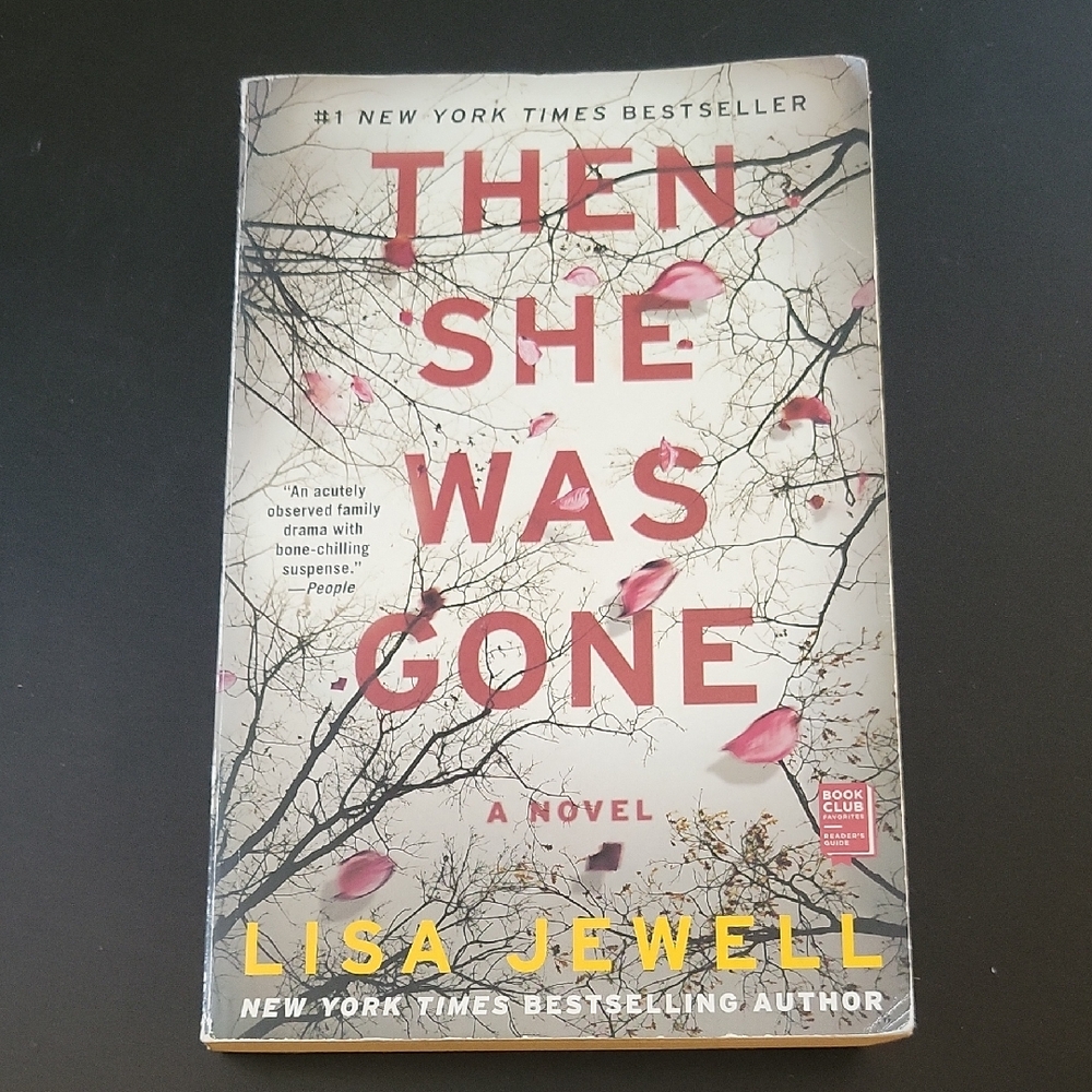 Then She Was Gone by Lisa Jewell - White & Pink Cover